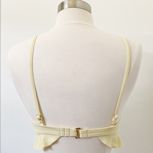 Yellow Ruffled Swimsuit - Picture 3 of 3